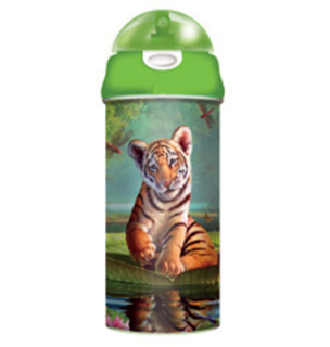 Obrázek z Láhev na pití 3D - tygr mládě, 500ml (6) 
